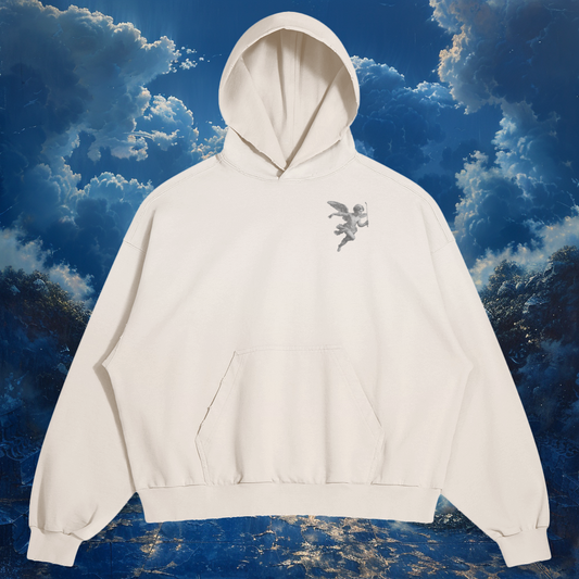 Angel Unisex Sun Faded Distressed Hoodie